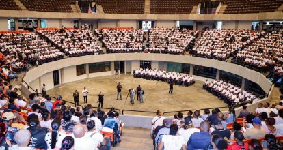 PN da la bienvenida a 1,100 nuevos aspirantes masculinos a rasos