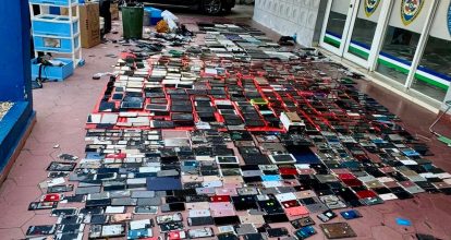 Confiscan decenas de equipos electrónicos robados en presunto centro de acopio en Santiago