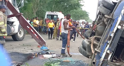 Fallece niña de siete años en accidente de tránsito en la carretera Mella