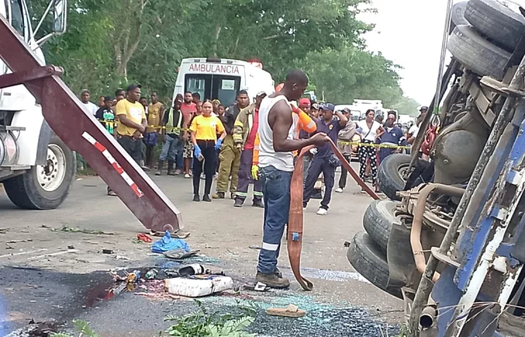 Fallece niña de siete años en accidente de tránsito en la carretera Mella