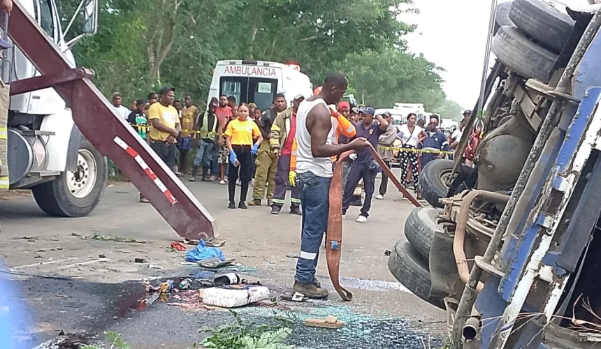 Fallece niña de siete años en accidente de tránsito en la carretera Mella