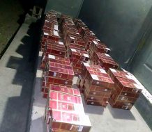 Confiscan más de 20 mil cigarrillos de presunto contrabando en Dajabón