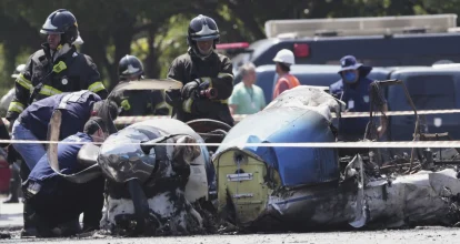 Fallecen dos personas tras estrellarse una avioneta en zona rural de Brasil
