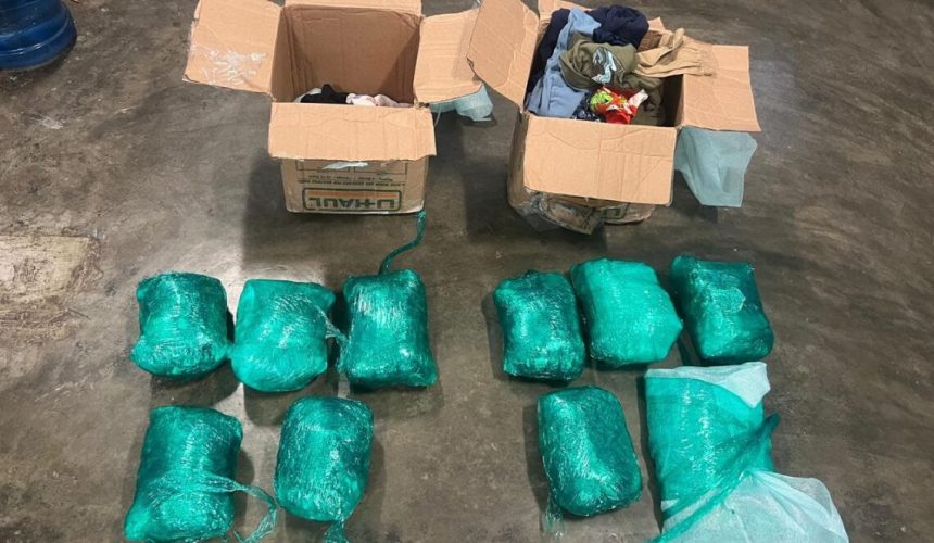 Confiscan en el AILA 10 paquetes de presunta marihuana camuflados en prendas de vestir 