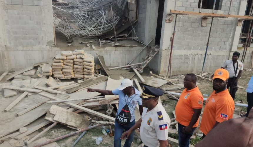 Desplome de techo en construcción en Juana Méndez solo dejó dos muertos y dos heridos