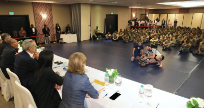 Policía Nacional concluye entrenamiento en técnicas de defensa a miembros de la institución