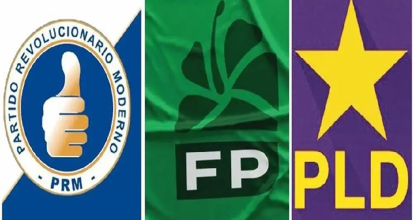 PRM, FP y PLD recibirán el 80% del financiamiento público destinado a las organizaciones políticas