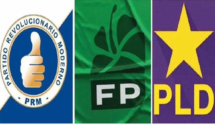 PRM, FP y PLD recibirán el 80% del financiamiento público destinado a las organizaciones políticas