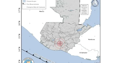 Temblor de 5.2 sacude a Guatemala