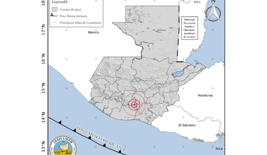 Temblor de 5.2 sacude a Guatemala