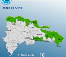 El COE coloca en alerta amarilla toda la zona costera del país por huracán Erin