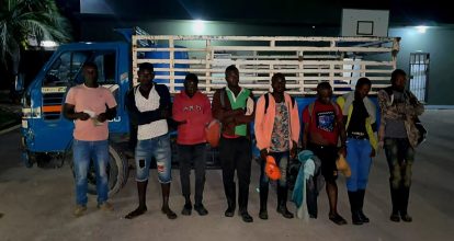 Detienen siete haitianos indocumentados en Independencia