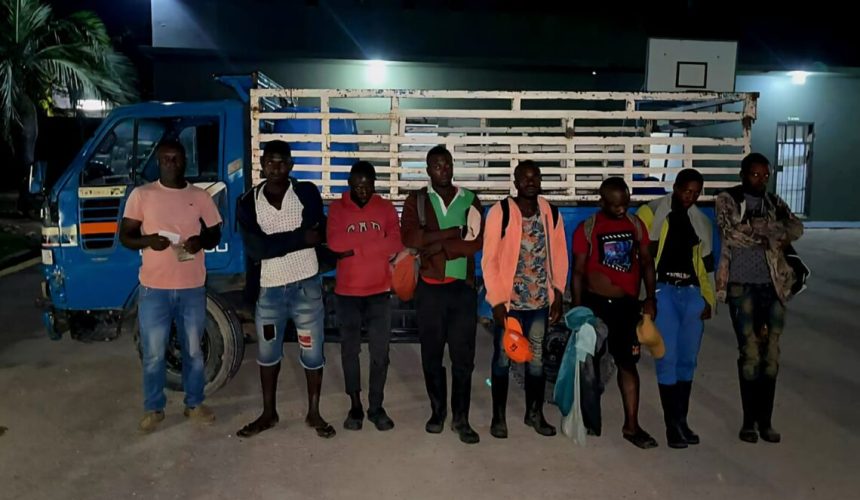 Detienen siete haitianos indocumentados en Independencia