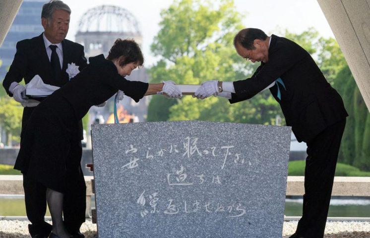 Hiroshima pide poner fin a las armas nucleares 