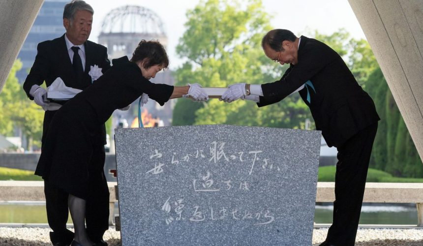 Hiroshima pide poner fin a las armas nucleares 