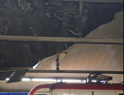 Suspenden servicio parcial del Metro de Santo Domingo por desajuste en plafón