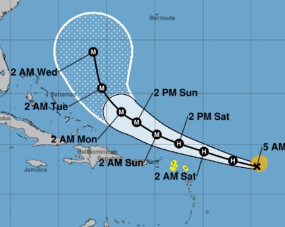 Puerto Rico, bajo alerta de inundaciones repentinas por la tormenta tropical Erin