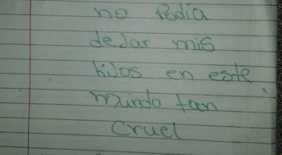 Madre envenenó a sus pequeños: “Perdón, no podía dejar mis hijos en este mundo tan cruel”