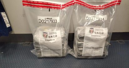 Autoridades dominicanas frustran envío de ocho paquetes de cocaína a España