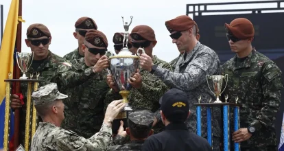 Colombia, vencedora en una competición entre militares de países de América en El Salvador