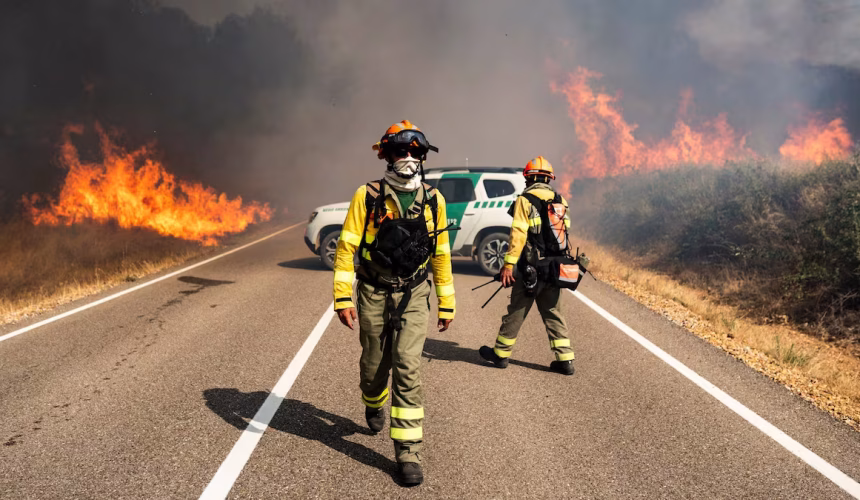 Un muerto y miles de evacuados en toda España por oleada de incendios