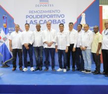 Abinader inaugura polideportivo en SDO, con inversión de más de 13 millones de pesos 