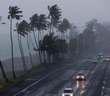 Fuertes lluvias y ráfagas de viento este sábado por efectos lejanos de huracán Erin