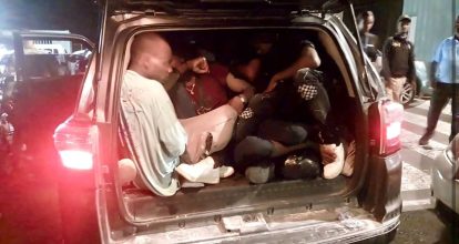 DGM y J-2 MIDE arrestan dominicano transportando 18 indocumentados en una jeepeta