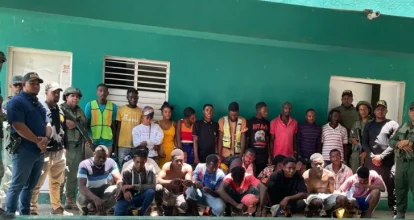 Detienen 28 haitianos indocumentados en área protegida de Santiago