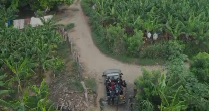 Detienen 17 haitianos indocumentados que se ocultaban en un platanal en Mao
