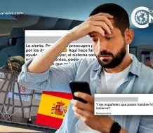 Españoles critican al gobierno de España por enviar comida a la franja de Gaza