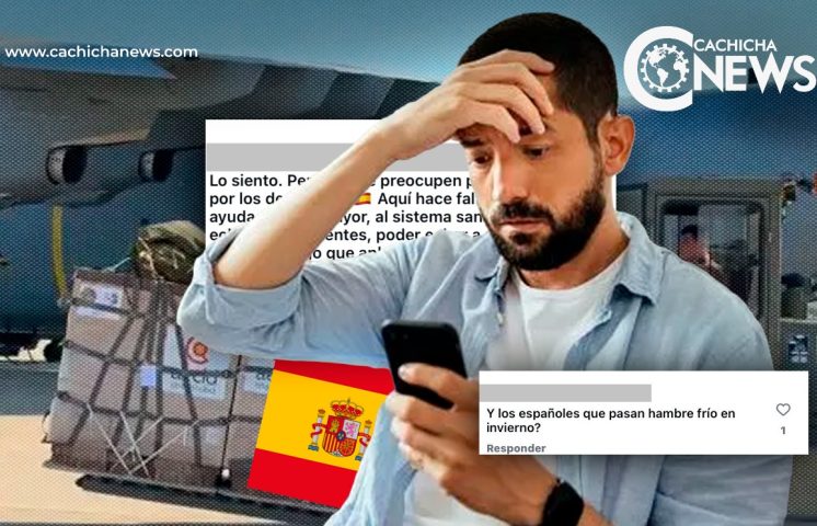 Españoles critican al gobierno de España por enviar comida a la franja de Gaza