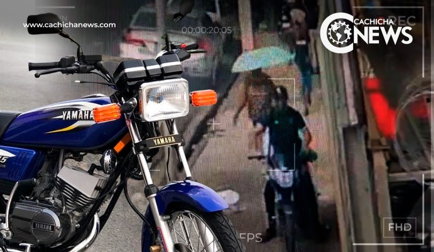 Roban motor a mensajero en la Nicolas de Ovando 
