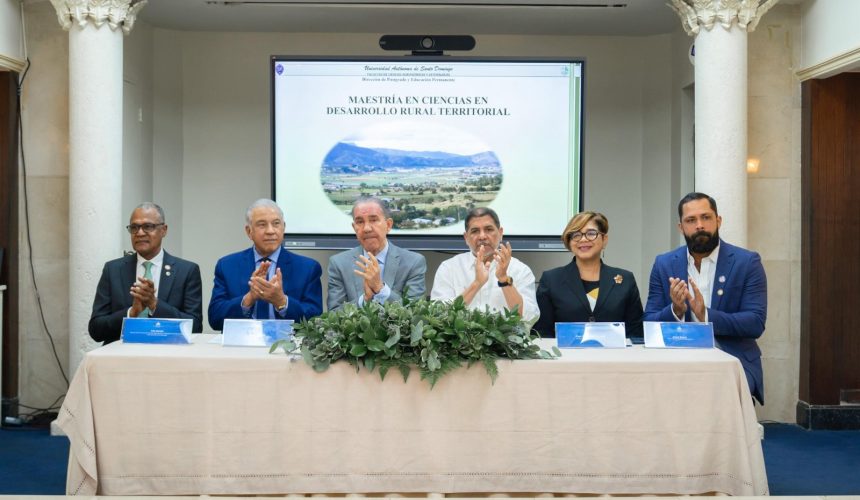 Gobierno lanza Maestría en Desarrollo Rural Territorial para transformar los campos dominicanos