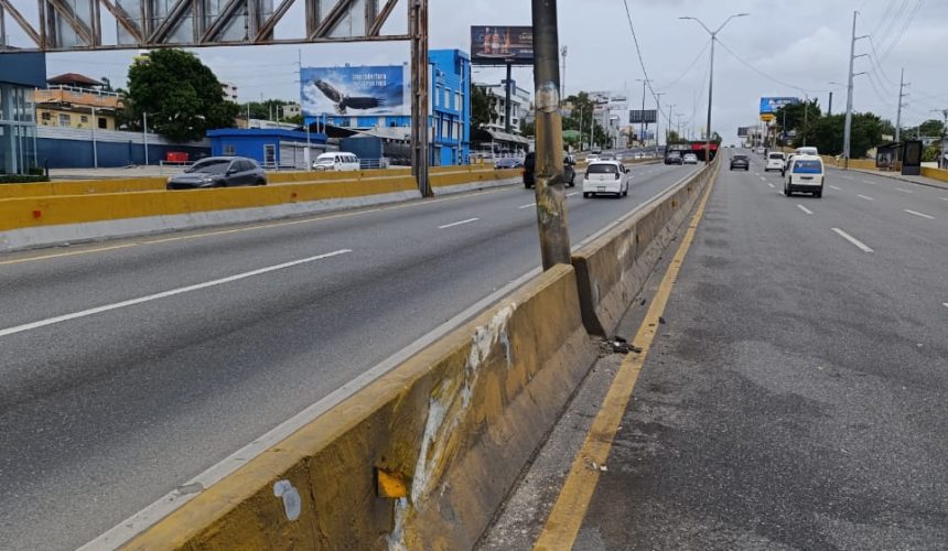 OP anuncia cierre del túnel de Las Américas por tres horas tras impacto a poste eléctrico  
