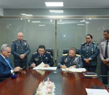 Policía Nacional firma convenios con Honduras para cooperación en seguridad y formación de cadetes