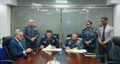 Policía Nacional firma convenios con Honduras para cooperación en seguridad y formación de cadetes