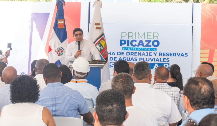 Alcaldía de SDE inicia construcción de sistema de drenaje para acabar con inundaciones