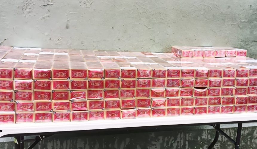 Ejército decomisa contrabando de más de 61 mil unidades de cigarrillos en Dajabón