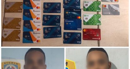 Apresan “El Tuerto” y “Papacito” por presunto fraude con tarjetas bancarias en Santiago