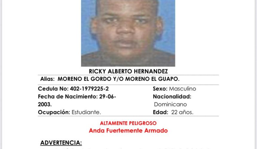 Buscan a “Moreno el Guapo”, acusado de matar a hombre frente al Palacio de Justicia en SFM