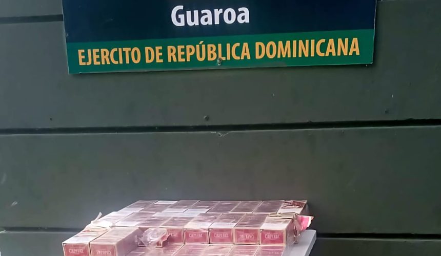 Confiscan contrabando de cigarrillos en San Juan de la Maguana y Montecristi