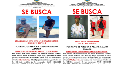 Policía identifica a ocho implicados en asalto a joyería y rapto en Bávaro; pide que se entreguen