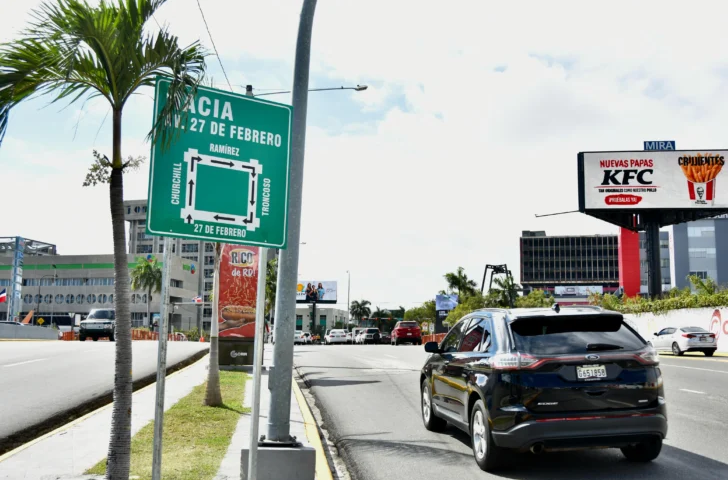 Inicia tercera fase del plan que prohíbe giros a la izquierda: esta vez en la Lincoln, Churchill y Máximo Gómez