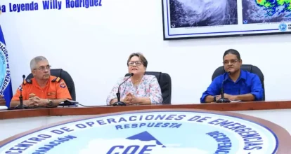 Ocho provincias en alerta verde por efectos indirectos del huracán Erin