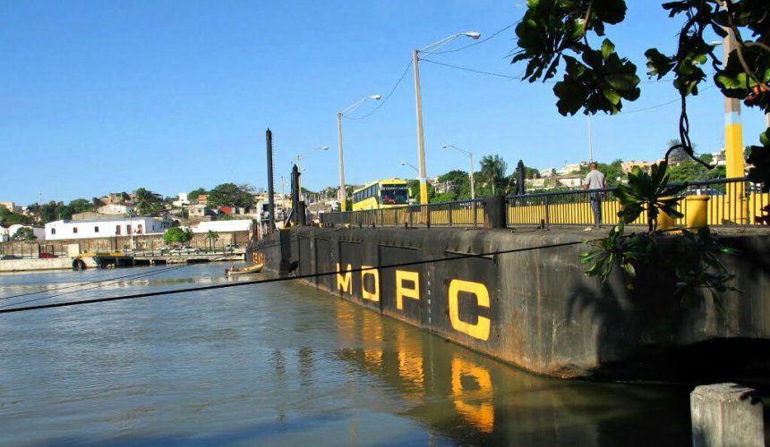 Obras Públicas cerrará el puente flotante desde este sábado hasta el próximo miércoles
