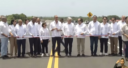 Abinader deja inaugurada Circunvalación de Baní este jueves