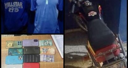 Arrestan supuestos atracadores en Santiago; les ocupan celulares y una pistola de juguete