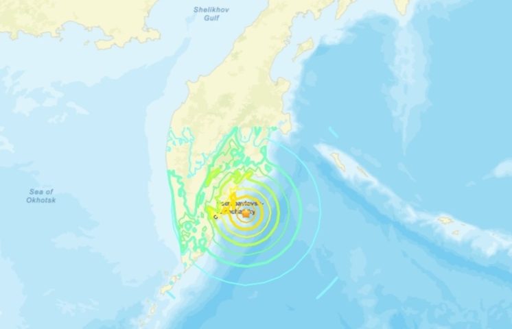 Fuerte terremoto de magnitud 7,8 sacude Kamchatka y provoca alertas de tsunami