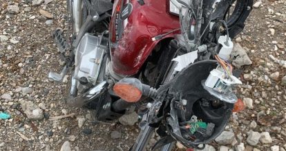 Policía aclara caso de hombre accidentado en Azua: había robado motocicleta en SDE y NO fue herido de bala